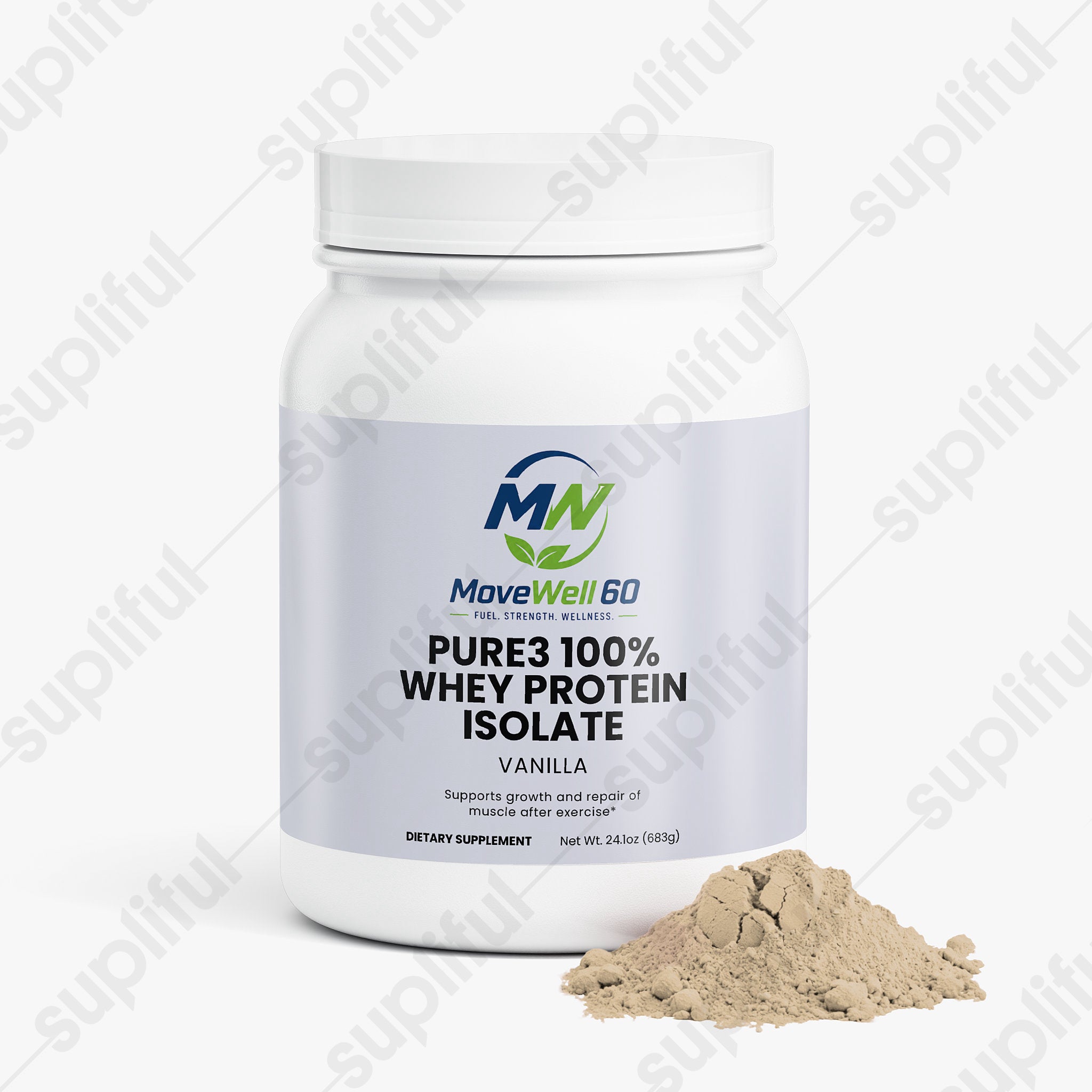 Pure3 100% Whey Protein Isolate (Vanilla)
